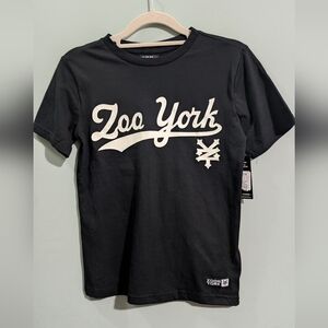 NEW Zoo York Black Tee Youth 7/8 *M2